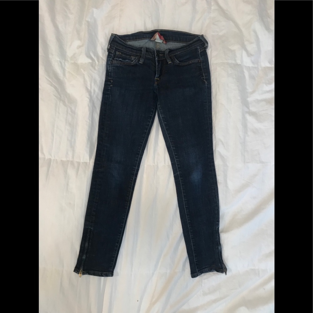 SKINNY BLUE JEANS